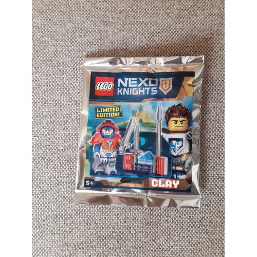 Polybag LEGO mini figurine Nexo knights clay Le chevalier gris
