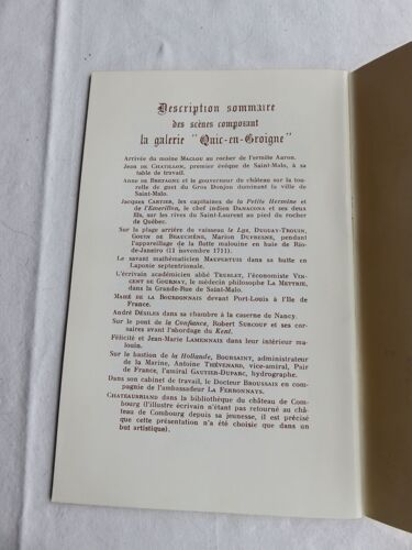 Saint Malo Cité Corsaire Présentée Par "Quic-En-Groigne"