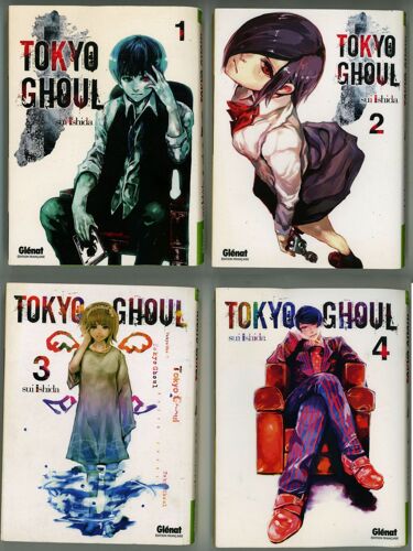 Lot De 4 Mangastokyo Ghoul 1 À 4 - Sui Ishida, 2013-2014