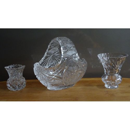 Lot Vases En Cristal.