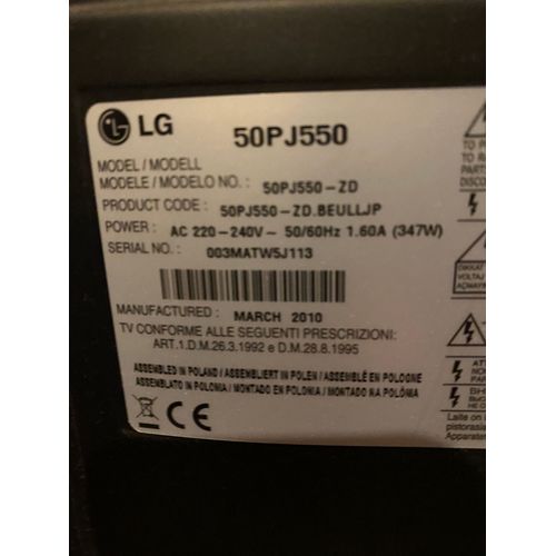 LG 50P550-ZD - 50"