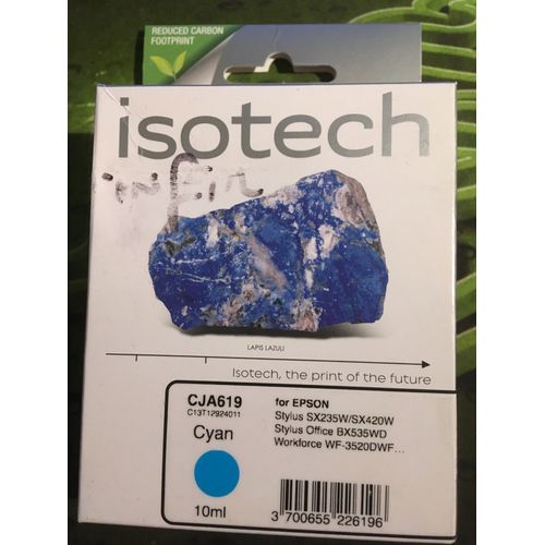 Cartouche Isotech CJA619 Cyan Compatible Epson
