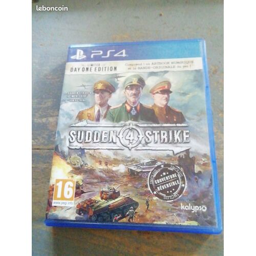 Jeu Sudden Strike 4 Ps4 Complet Et En Francais Day One Édition