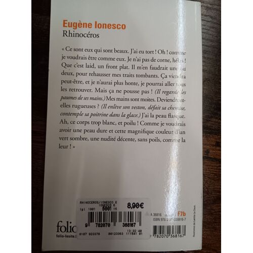 Rhinocéros Poche – 1 Mai 1972