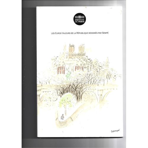 Monnaie De Paris Les Valeurs De La République ,Sempé ,Classeur.