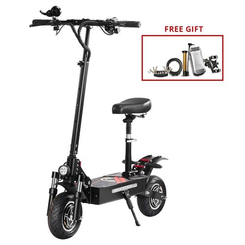 Boyueda Q7 Pro Trottinette Électrique, Moteur 2*1600w, Batterie 52v 19ah, Pneu 10 Pouces, Vitesse Maximale 70km/H, Autonomie 70km