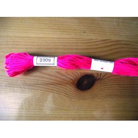 Retors À Broder N°4 Dollfus Mieg 10 Mètres N°2309 Rose