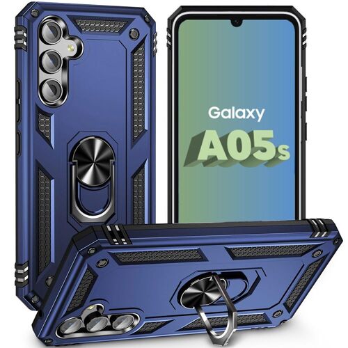 Coque Pour Samsung Galaxy A05s (Pas Pour A05) Protection Renforcée Antichoc Anti-Rayures - Bleu Marine - Booling