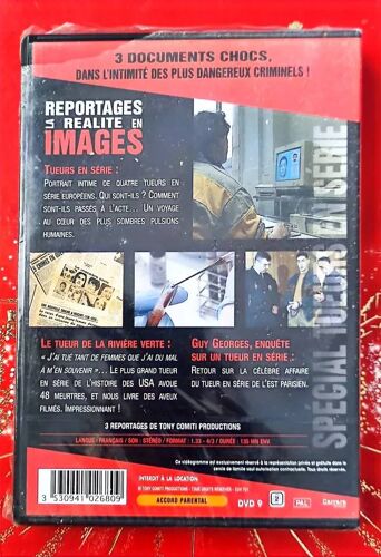 Dvd Reportages La Réalité En Images Le Portrait Intime De Quatre Tueurs/ 31/M2