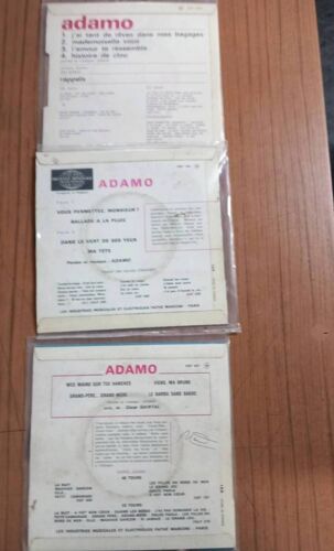 Lot Adamo 45 Tours