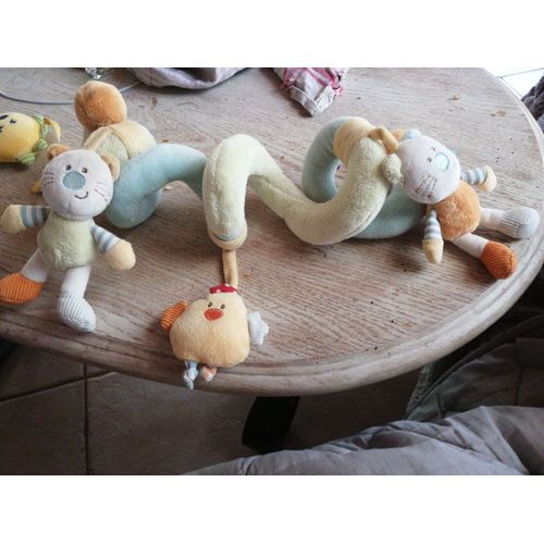 Spirale Casino Bébé Rêve Chat Bleu Vert