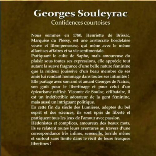 " Confidences Courtoises" Roman Érotique - 300 Pages - Éditions Exaequo