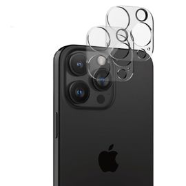 Hqselection® Lot De 2 Protection Objectif Caméra Arrière En Verre Trempé Pour Iphone 16 Pro (6,3 Pouces) , Film En Verre Trempé 9h, Ultra Hd, Anti-Rayures