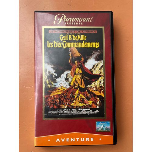 Coffret Peplum : Les Dix Commandements ; Spartacus ; Samson Et Dalila Vhs