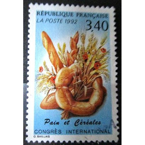 1992. F2757: Congrès International Des Céréales Et Du Pain.
