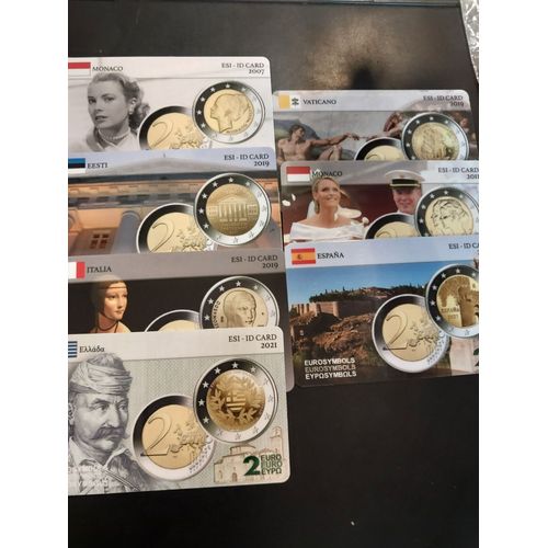 Lot Cartes 2€ Commémorative