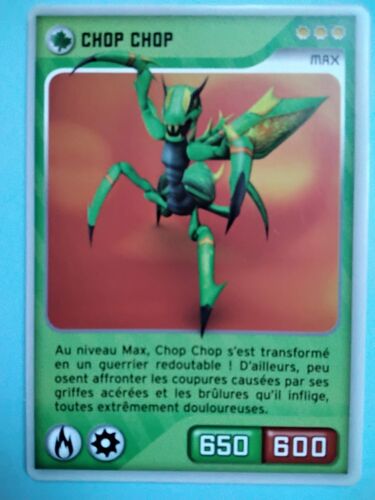 Carte Panini Invizimals N° 156 Chop Chop