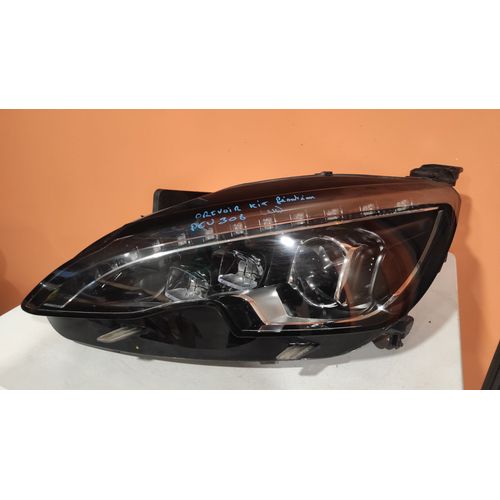 Phare Avant Gauche Noir Led Peugeot 308 Réf : 9677832480