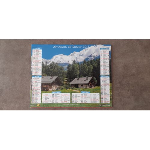 Calendrier/Almanach Du Facteur 2018-Hautegaronne (31)