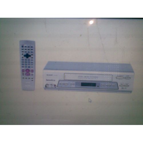 SHARP VC GH 60 FPM - mag,etoscope VHS pal , secam , ntnc - 6 TETES HIFI STEREO affichage LCD facade+ TELECOMMANDE ORIGINE , notice - REVISER ET TESTER 100 % OK EN FONCTION