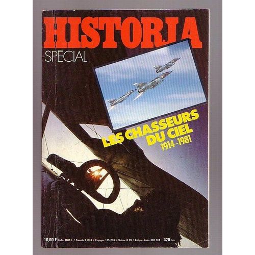 Historia Hors-Série  N° 420 Bis : Les Chasseurs Du Ciel 1914_1918