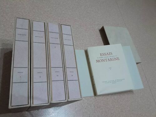 Essais Michel Eyquem De Montaigne Union Latine D'éditions Numéroté 3798