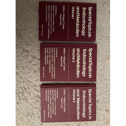 Special Topics In Endocrinology And Metabolism - Lots De 3 Volumes