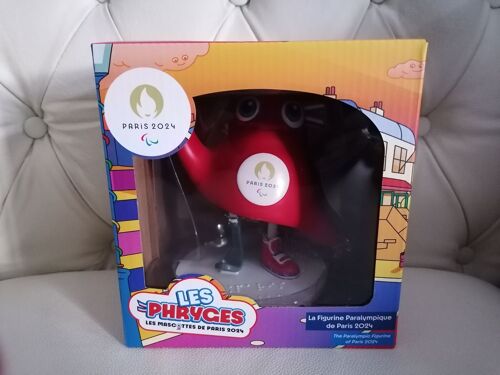 Figurine Paralympique Mascotte Les Phryges - Les Mascottes De Paris 2024 - Jeux Olympiques Jo - Visa