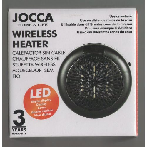 Radiateur Jocca soufflant mural 600w, avec télécommande