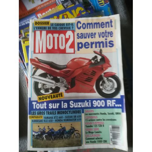 Moto 2 43 De 1993 Suzuki Rf900r,Honda 650 Dominator,Kawasaki Klx650,Suzuki Dr650 Rse,Yamaha Xtz660,Mega Comete,Yamaha Tzr125r,Honda Cbr1000f