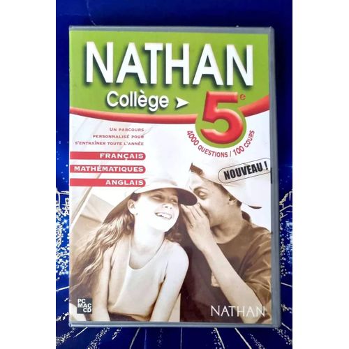 Nathan Collège 5e Pc Mac Cd/ 27/M2