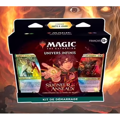 Le Seigneur Des Anneaux - Double Deck - Kit De Démarrage Magic: The Gathering - En Vf - Le Seigneur Des Anneaux : Chroniques De La Terre Du Milieu