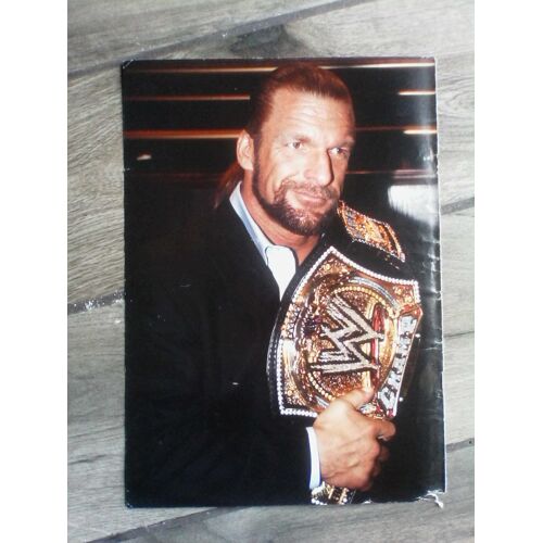 Poster A4 Power Slam Catch Triple H Wwf Wwe Wrestling Catch