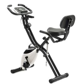 X-Bike, Vélo De Fitness Magnétique Pliable, Vélo D'appartement Pour Cardio Workout Indoor Cycling Avec Traningscomputur Et Bandes D'extension