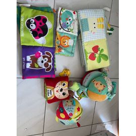 Vends Lots Jouets Bébé Livre Tissus Ballon En Tissus Etc¿