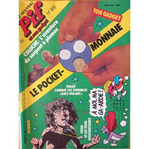 Le Nouveau Pif N°818 - Gadget : Le Pocket Monnaie - Novembre 1984