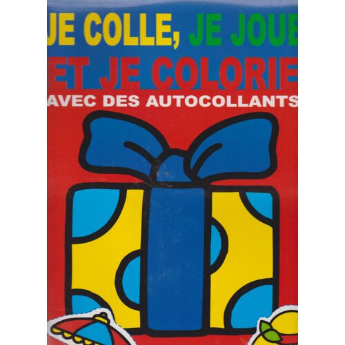 Lot De 2 Livres . Je Colle Je Joue Et Je Colorie Avec Des Autocollants