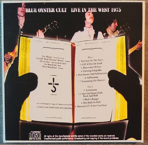 Blue Öyster Cult-1975 Live In Thge West Digipack 2 Cdr