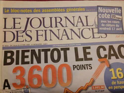Le Journal Des Finances N° 6333