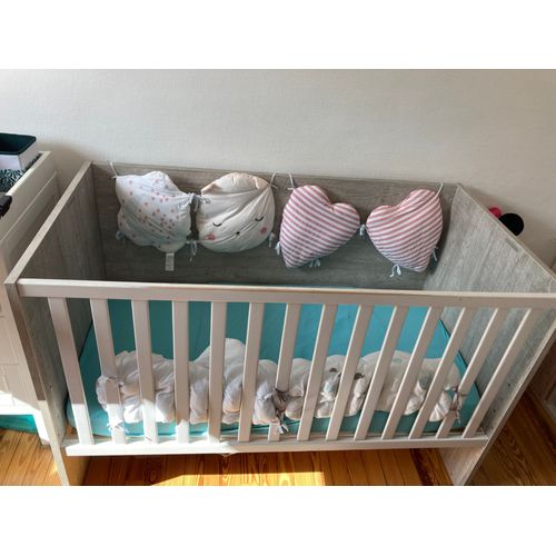 Sauthon : Lit Bébé 140 Cm X 70 Cm Évolutif, Transformable En Lit Junior 90 Cm X 200 Cm, Modèle Nova