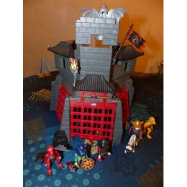 Pièce Playmobil Château Du Dragon Rouge - Contour De Fenêtre - Occasion - Thème Médiéval