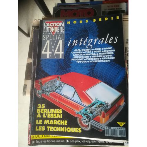 L Action Automobile Hors Serie 5 Alfa 33 1.5 4x4,Audi 80 Quattro,90,Coupe Quattro,200 Quattro,V8,Bmw 325 Ix,Bx 4x4,Fiat Panda 4x4,Ford Sierra 2900i Xr,Ford Scorpio 2900 Fi Ghia,Lancia Y10 4wd Ie,Lanci