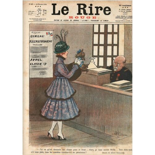 Rire Rouge (Le) N° 67 Du 26/02/1916 - Guillaume - Allemagne - Herve Baille.