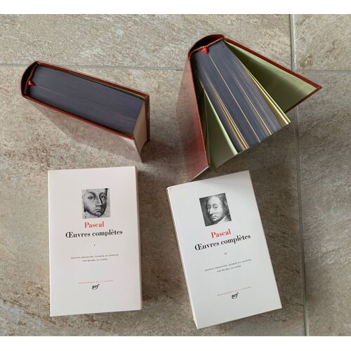 Lot De Deux Livres Des ?uvres Complètes De Pascal 