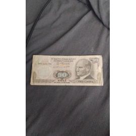 Billet 50 Lirasi Turquie