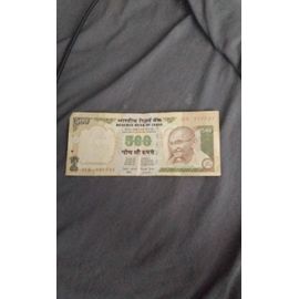 Billet 500 Roupies Inde