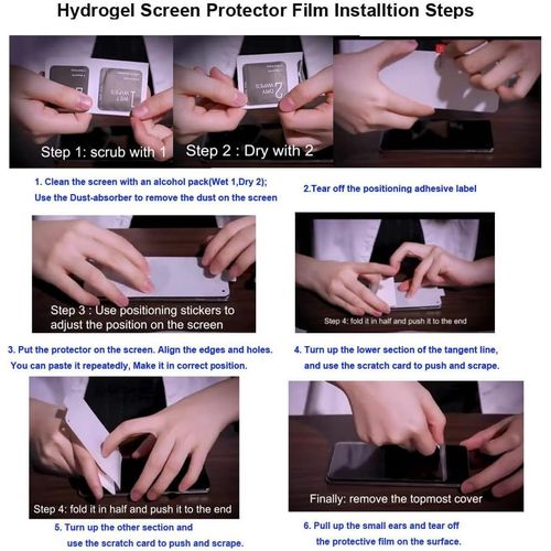 Protection D'Écran Pour Samsung Galaxy S25 Ultra, 2 Pièces Hd Transparent Tpu Film Hydrogel Flexible [Non Verre Trempé][Haute Sensibilité]