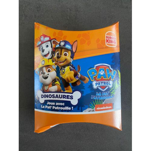 Boîte Burger King Pat Patrouille Dinosaures