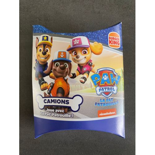 Boîte Burger King Pat Patrouille Camions