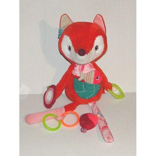 Doudou Renard Orange Peluche D'activités Alice Lilliputiens 40cm